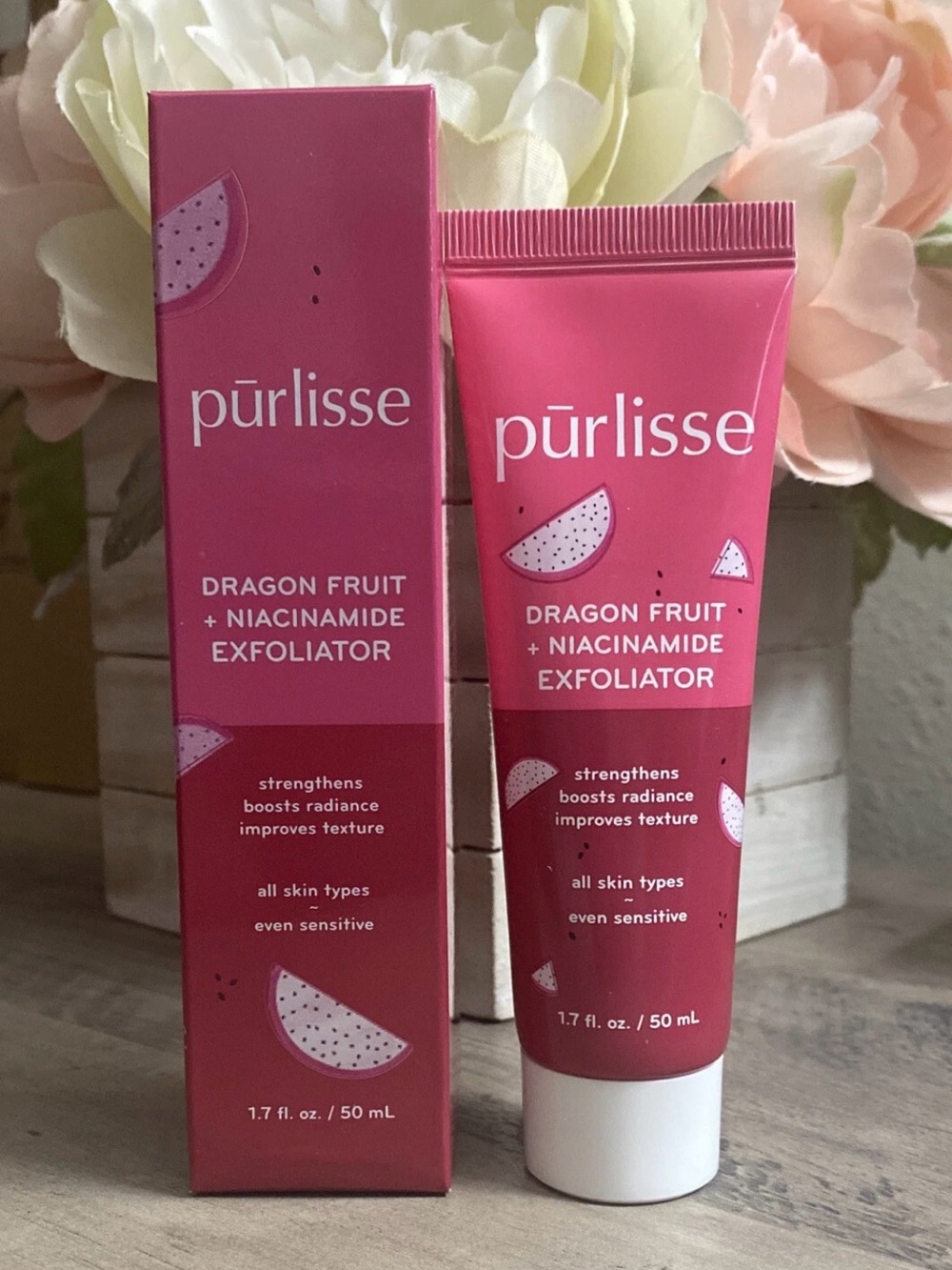 PURLISSE - DRAGONFRUIT + NIACINAMIDE EXFOLIATOR (NEW IN BOX*)